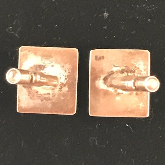 Vintage Sterling Silver Gladiator Cufflinks - Picture 5 of 5